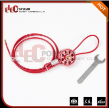 Elecpopular Productos de alta demanda Reutilizables Seguridad Tipo de rueda Cable Lockouts